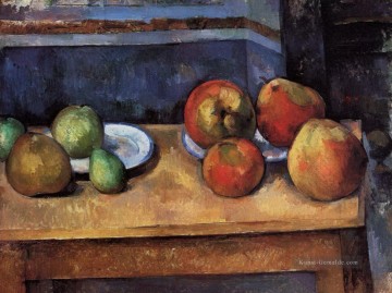 Stillleben Äpfel und Birnen Paul Cezanne Ölgemälde